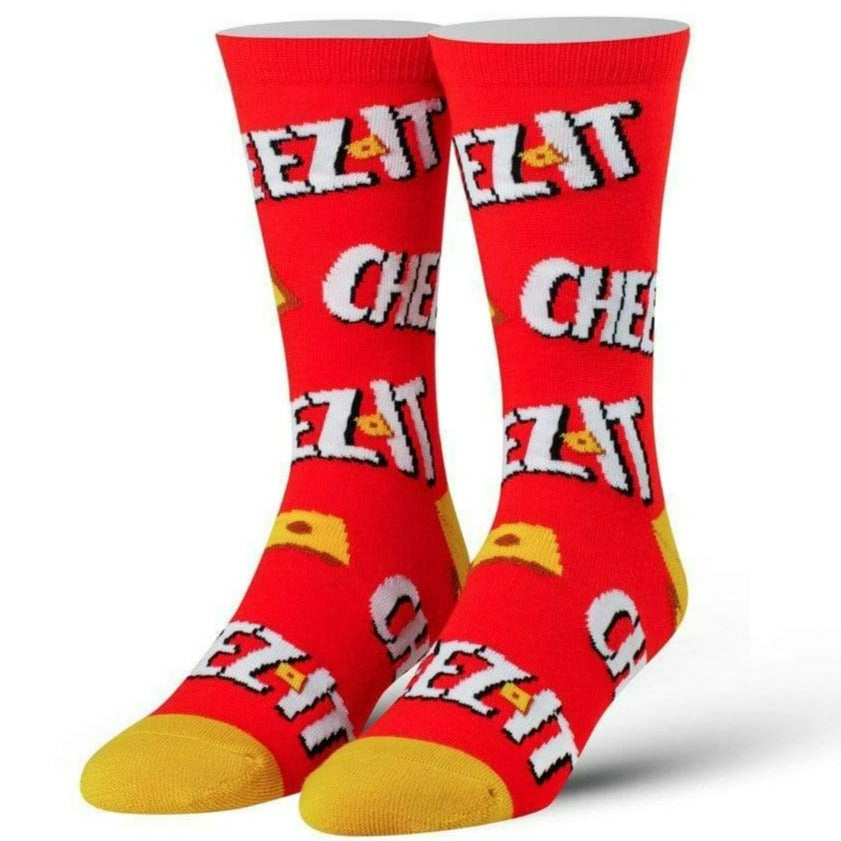 Keep It Cheesy Cheez Its Men’s Crew Sock