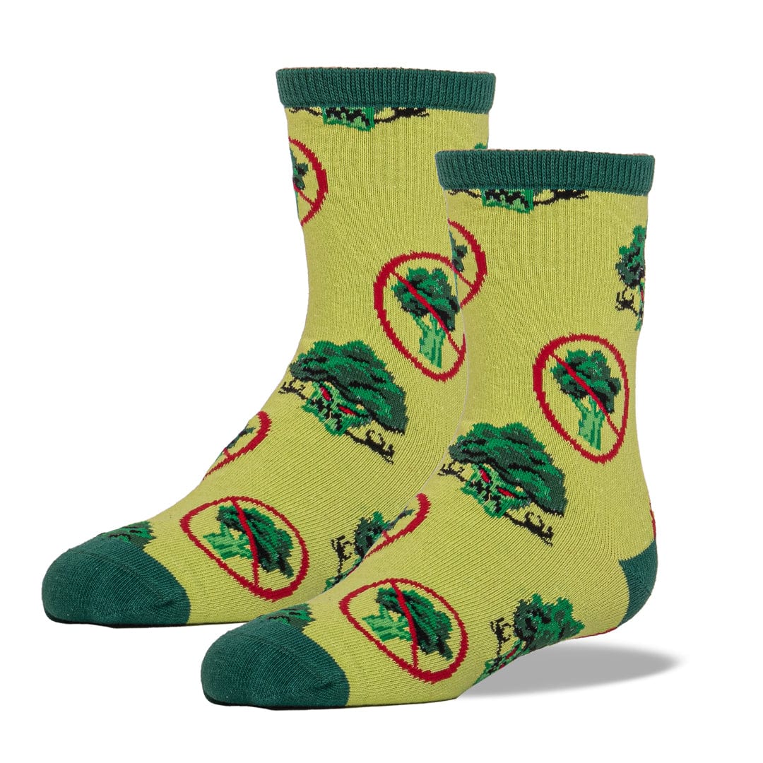 Broccoli Monster Kid’s Crew Socks