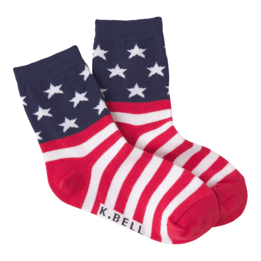 Kid’s Stars and Stripes Crew Sock