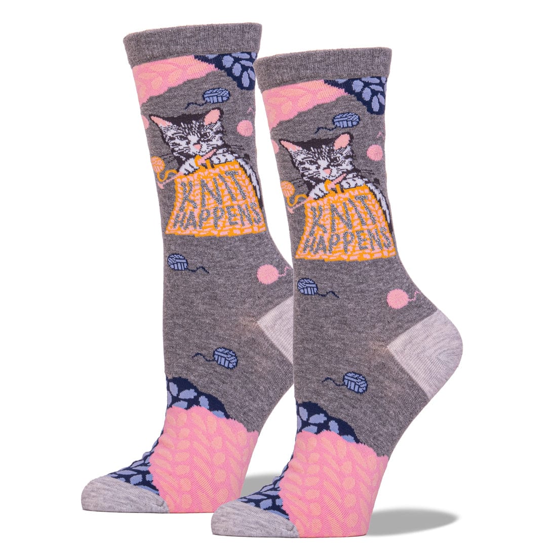 Knit Happens Women’s Crew Socks