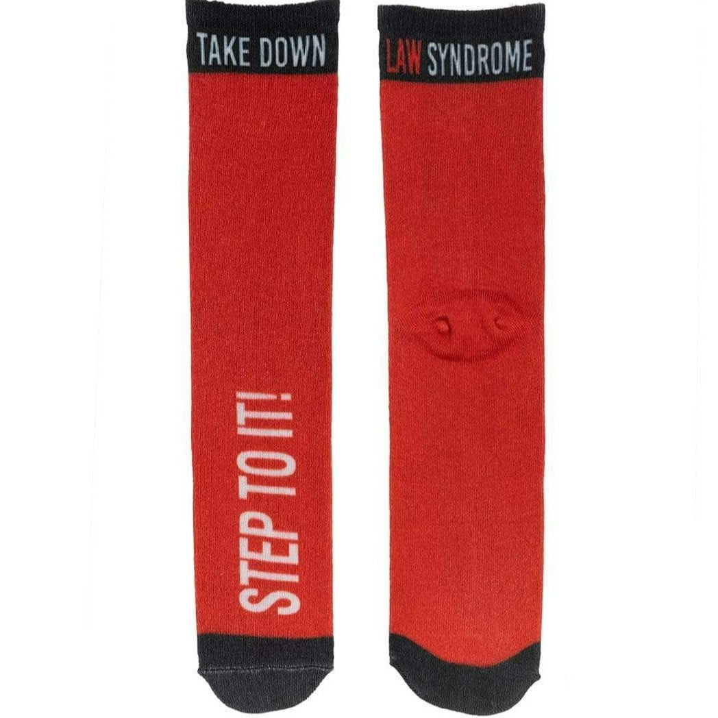 Law Syndrome Socks Unisex Crew Sock