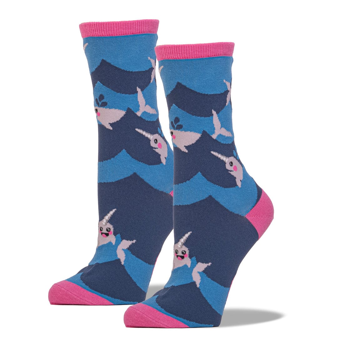 Lil’ Narwhal Socks Women’s Crew Sock