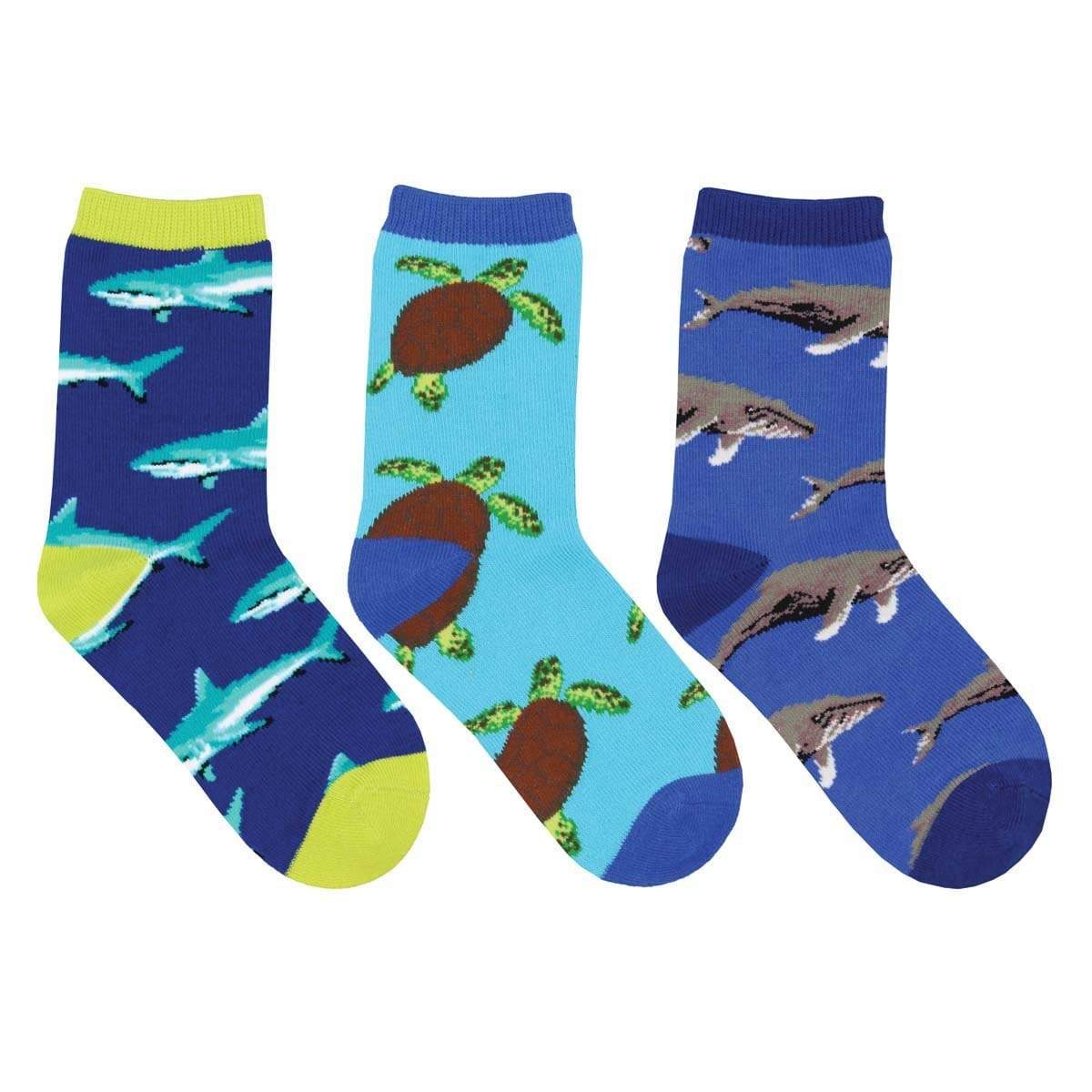 Little Swimmers Crew Sock 3 Pack