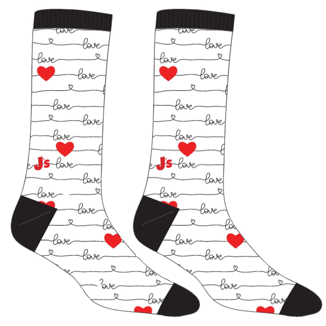 Love Script Women’s Crew Sock