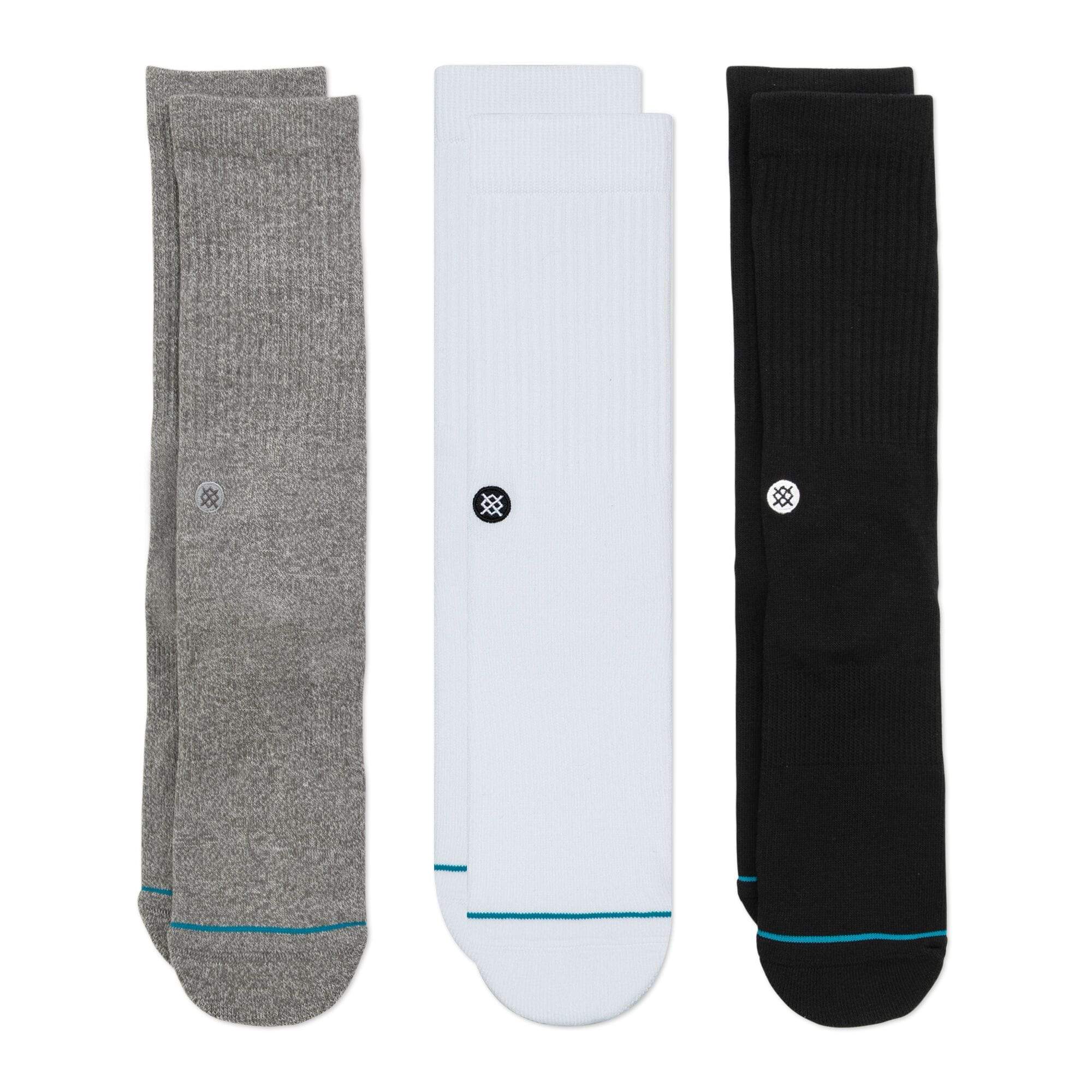 Icon 3 Pack Men’s Crew Sock