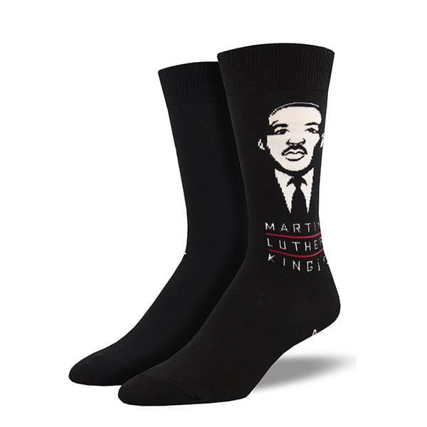 Martin Luther King Socks Men’s Crew Sock