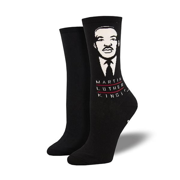 Martin Luther King Socks Women’s Crew Sock