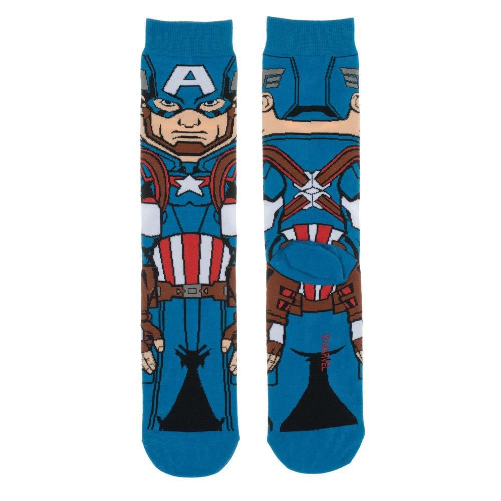 Marvel Captain America 360 Crew Socks