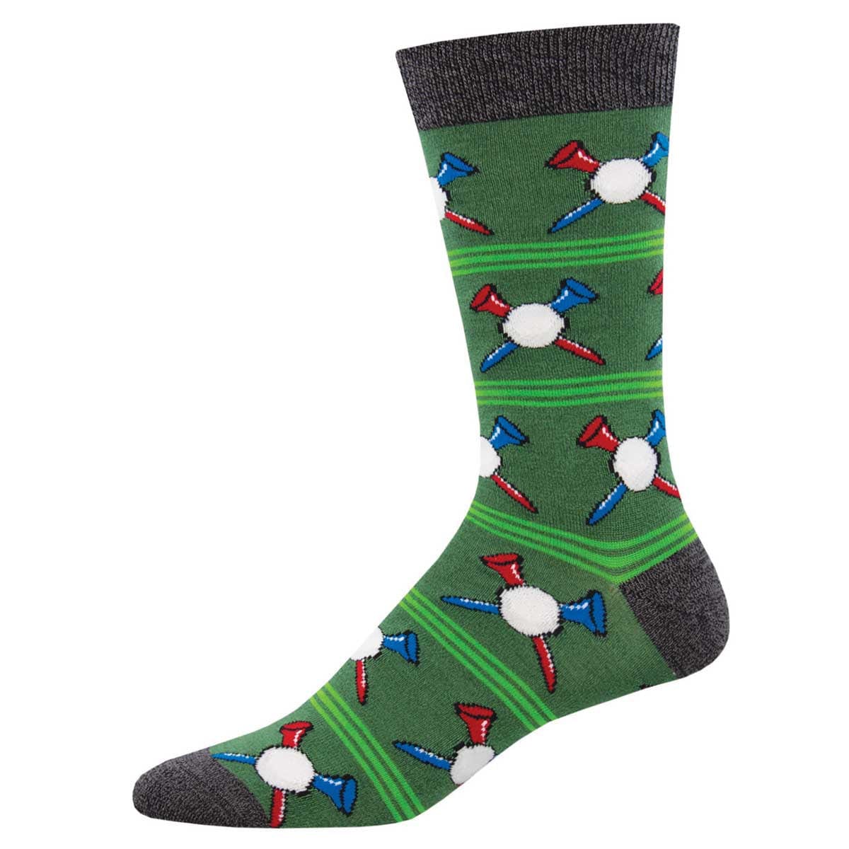 Tee Off Bamboo Men’s Crew Socks