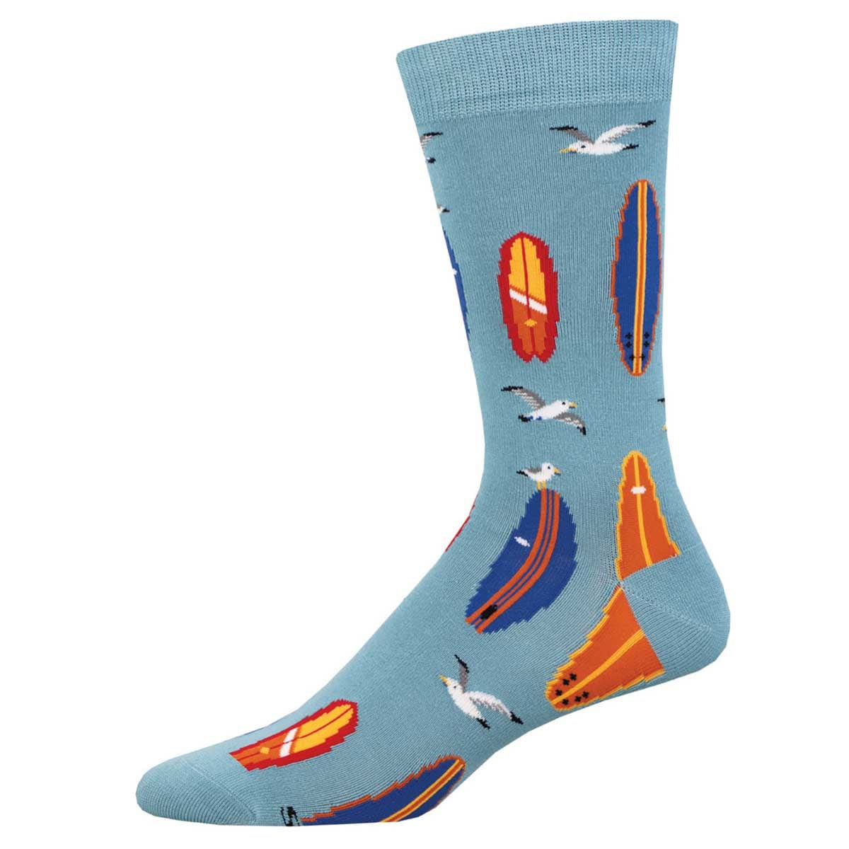 Ride The Wave Men’s Bamboo Crew Socks