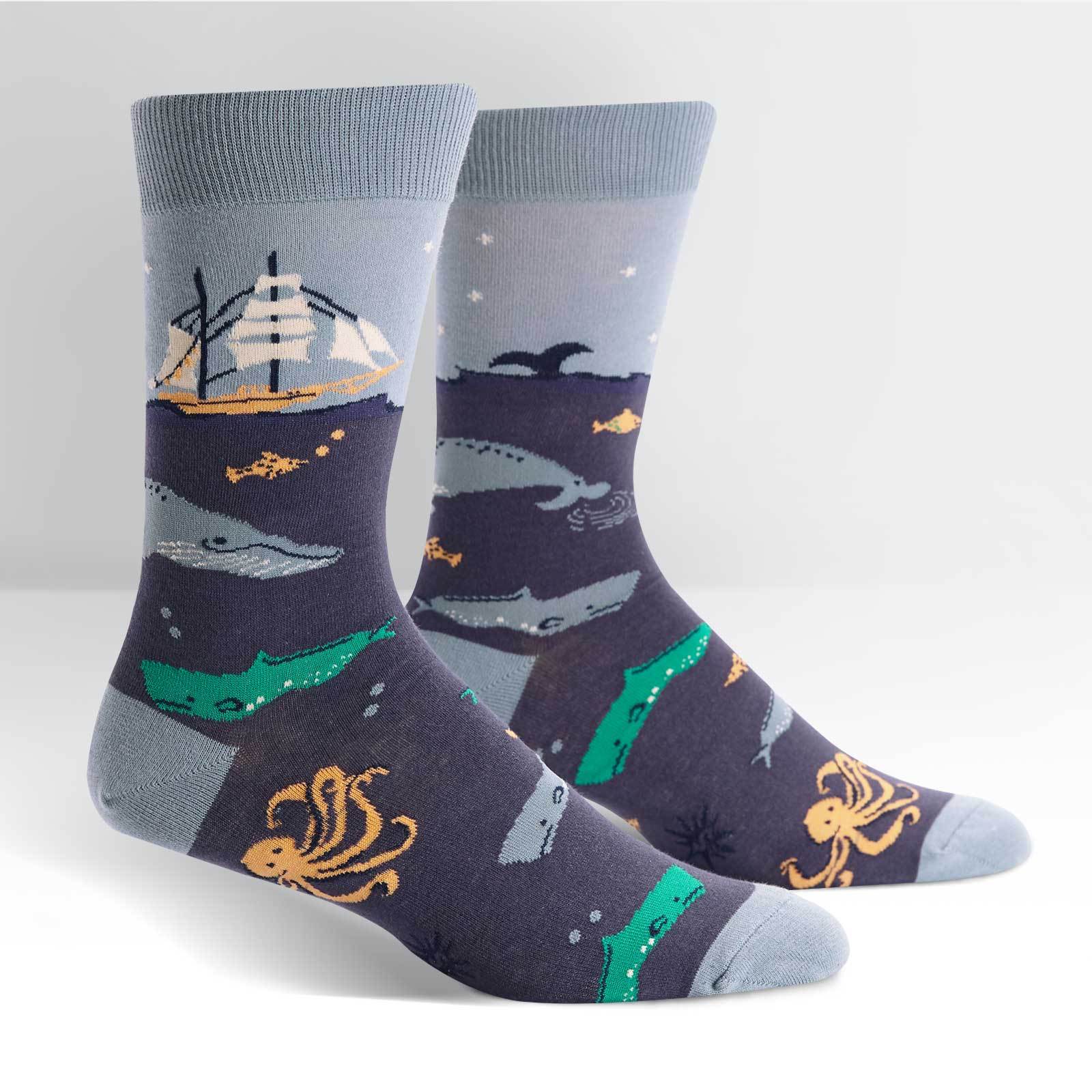 Sea Voyage Socks -Men’s Crew Sock