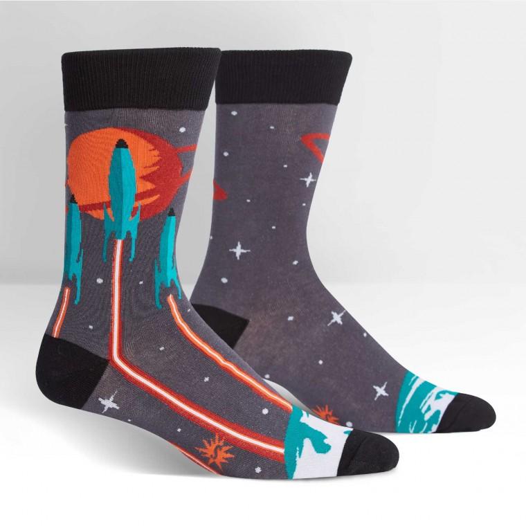 Launch from Earth Socks Men’s Crew Sock