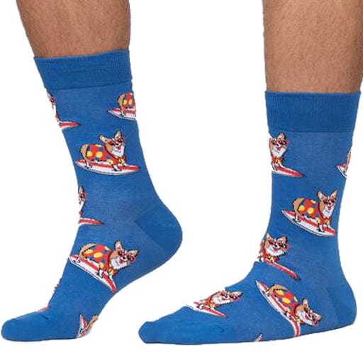 Corgi-bunga Men’s Crew Socks