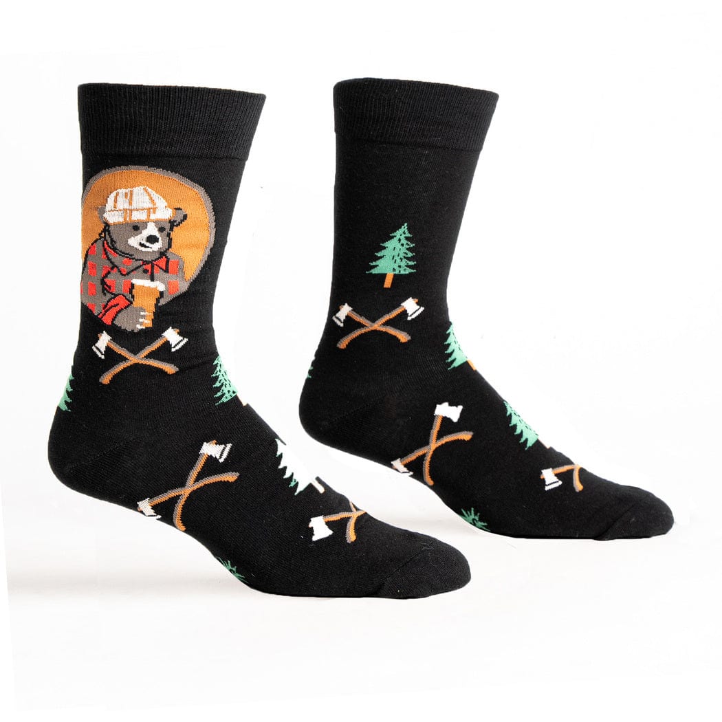 Bear Necessities Men’s Crew Socks