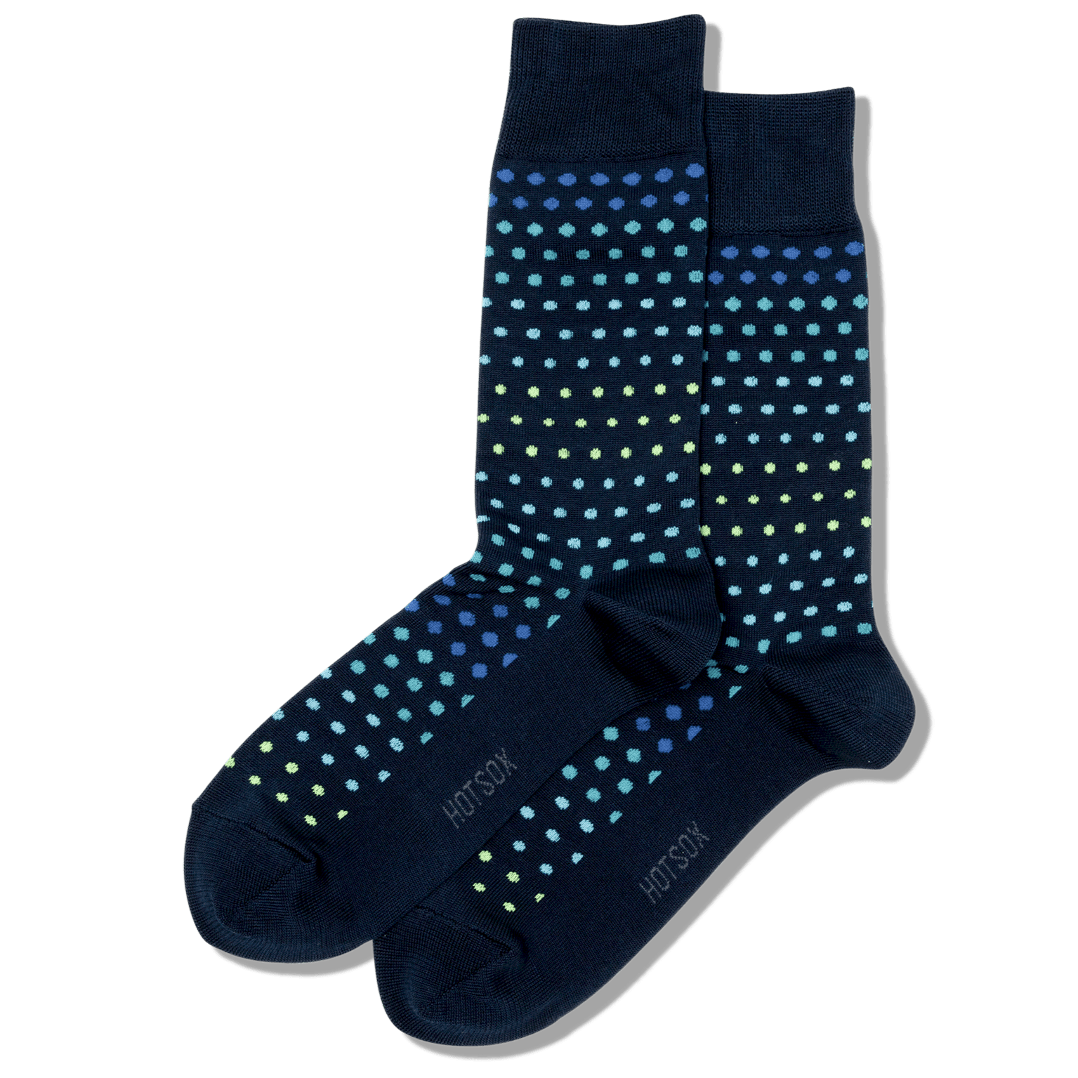 Variegated Dot Slack Socks Men’s Crew Sock