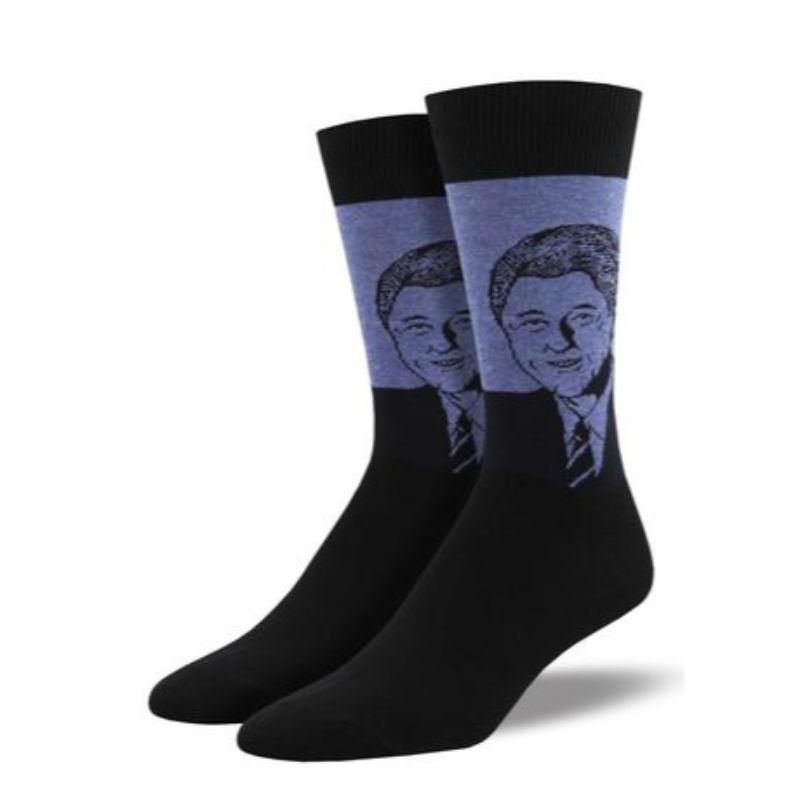 Bill Clinton Socks Men’s Crew Sock