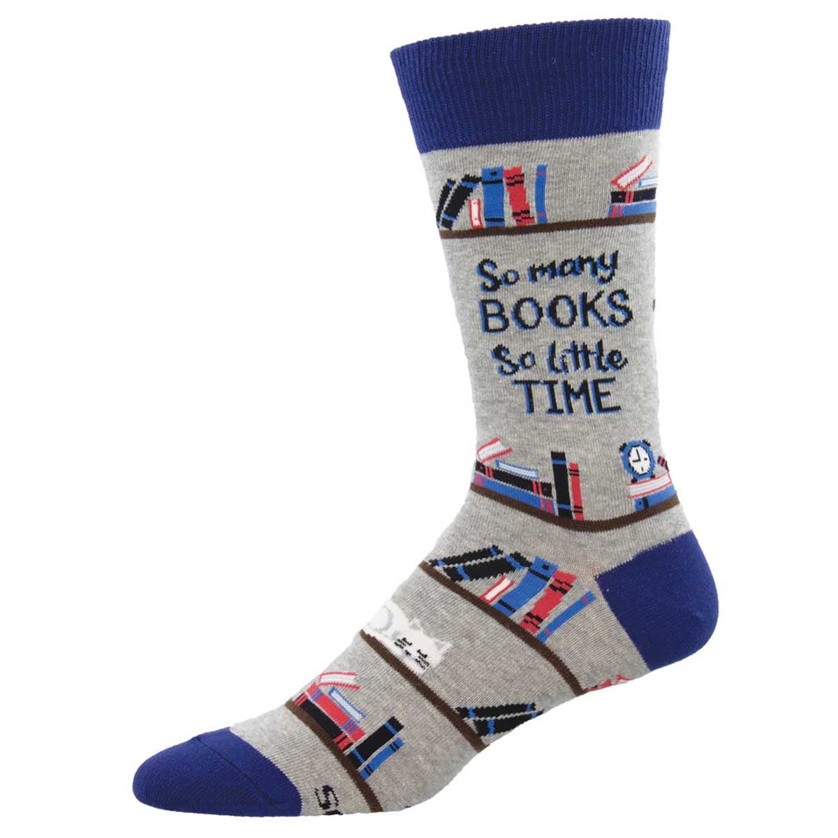 Time For A Good Book Men’s Crew Socks