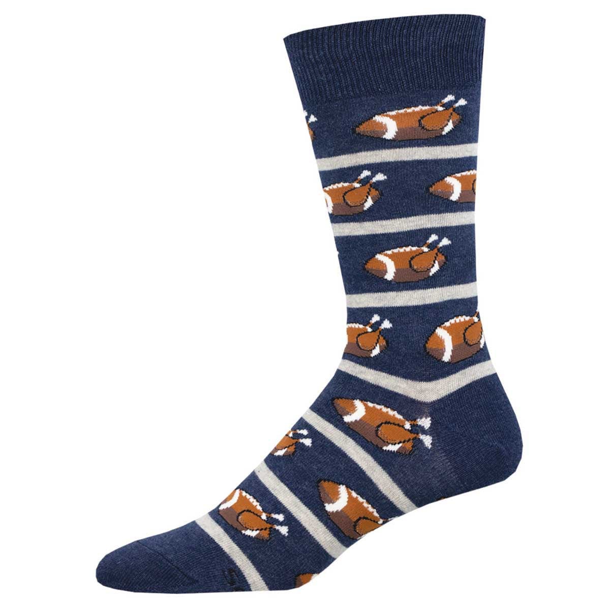 Thanksgiving Football Men’s Crew Socks