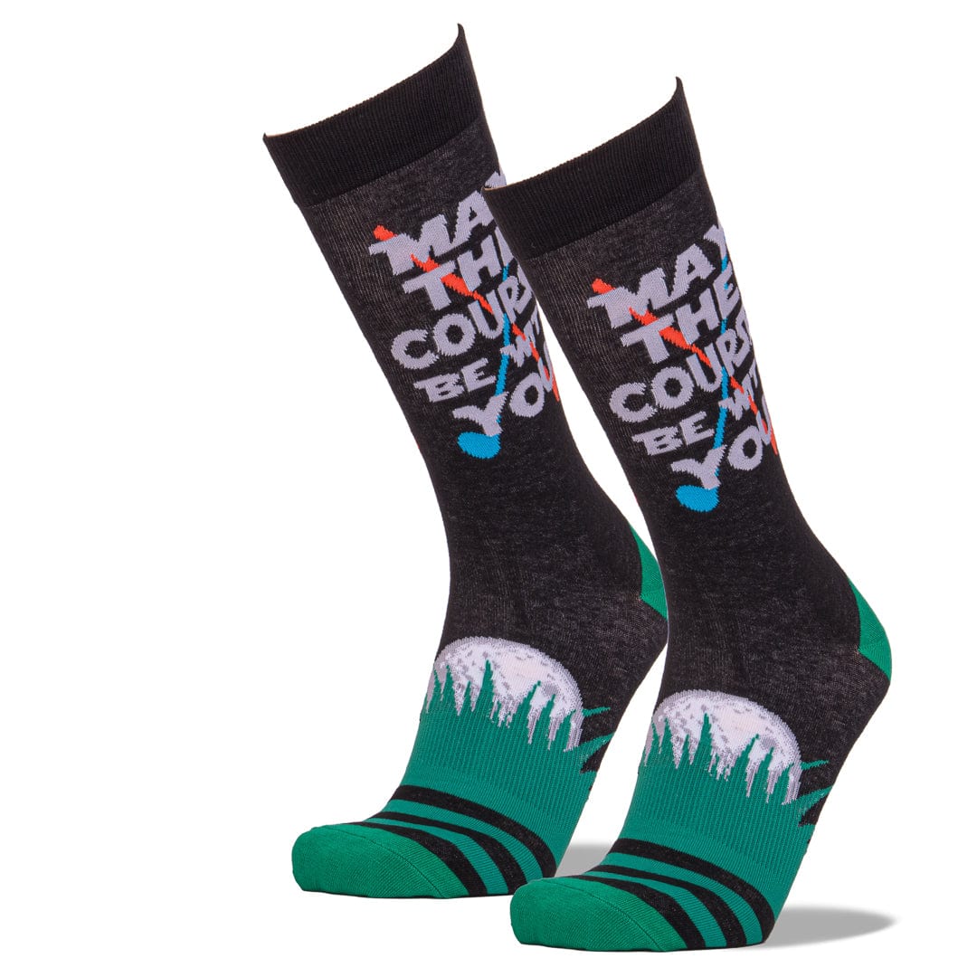 May The Course Be With You Men’s Crew Socks