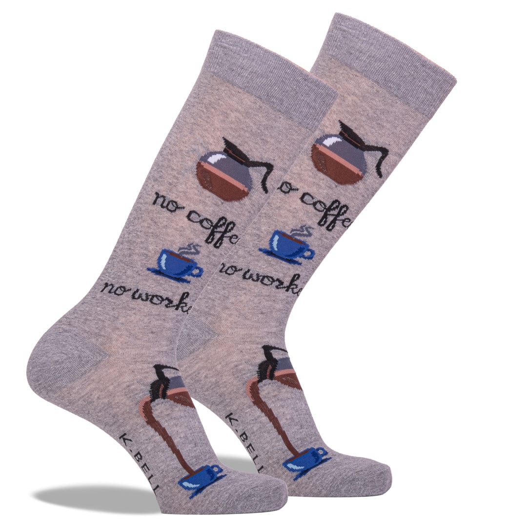 Men’s No Coffee No Workee Crew Socks