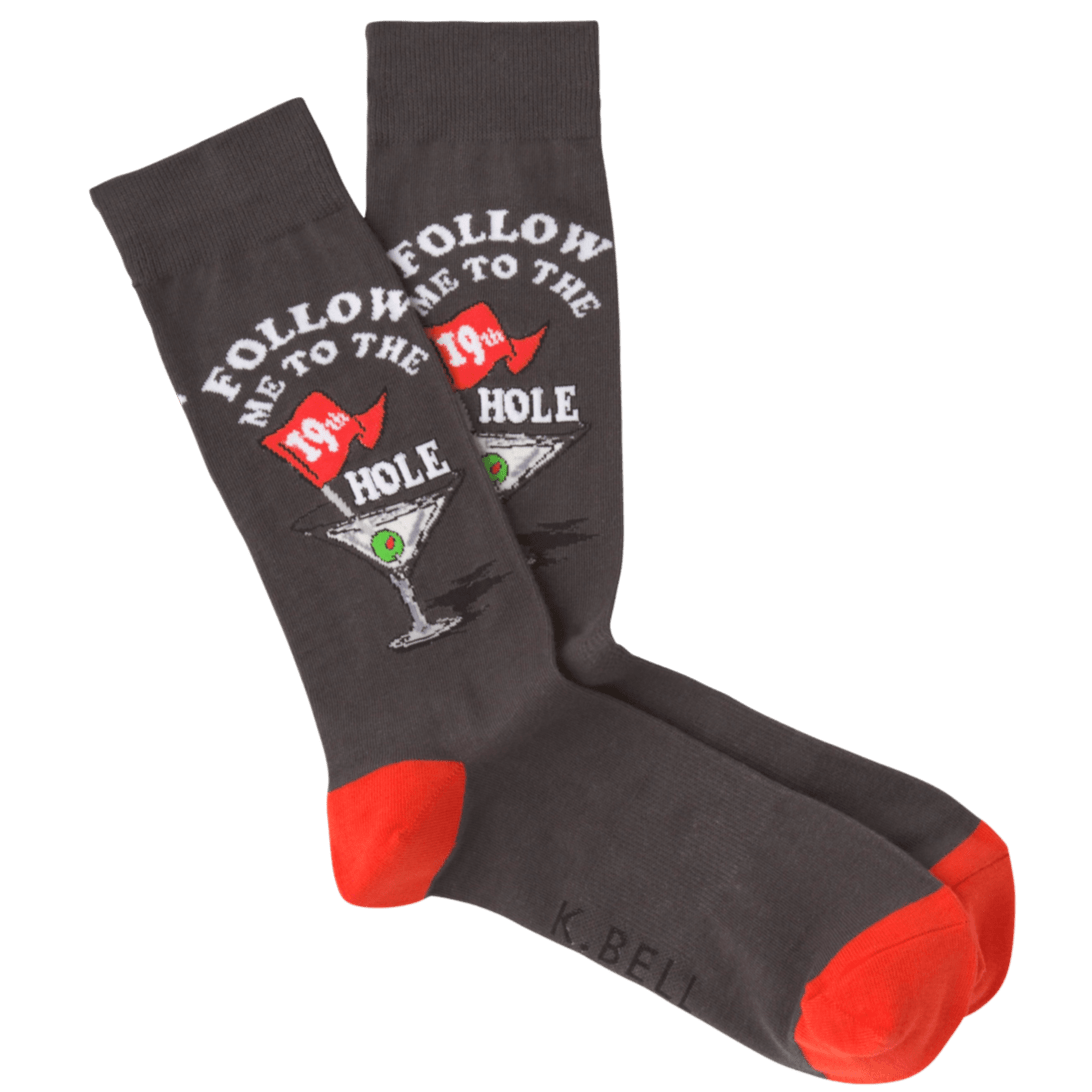 19th Hole Men’s Crew Socks