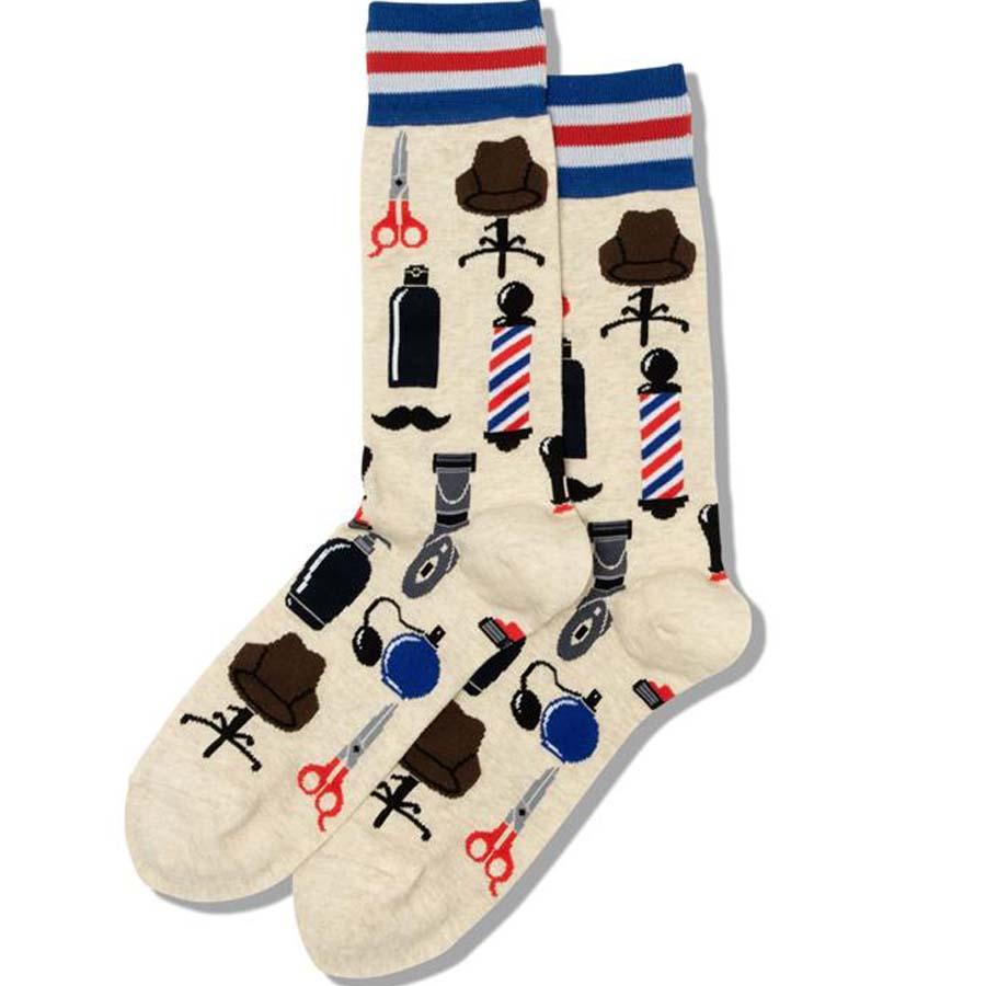 Barber Shop Men’s Crew Socks