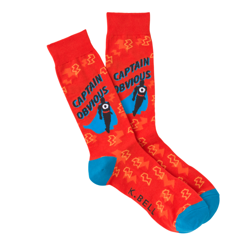 Captain Obvious Men’s Socks