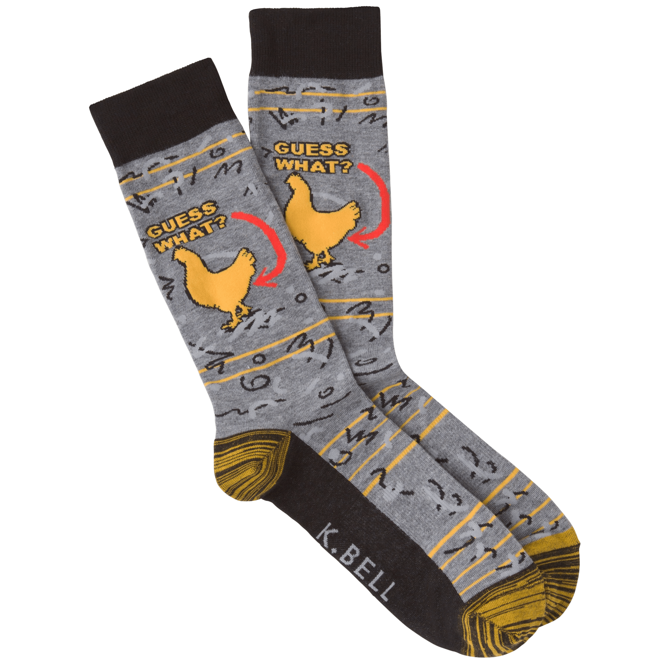 Chicken Butt Men’s Crew Sock