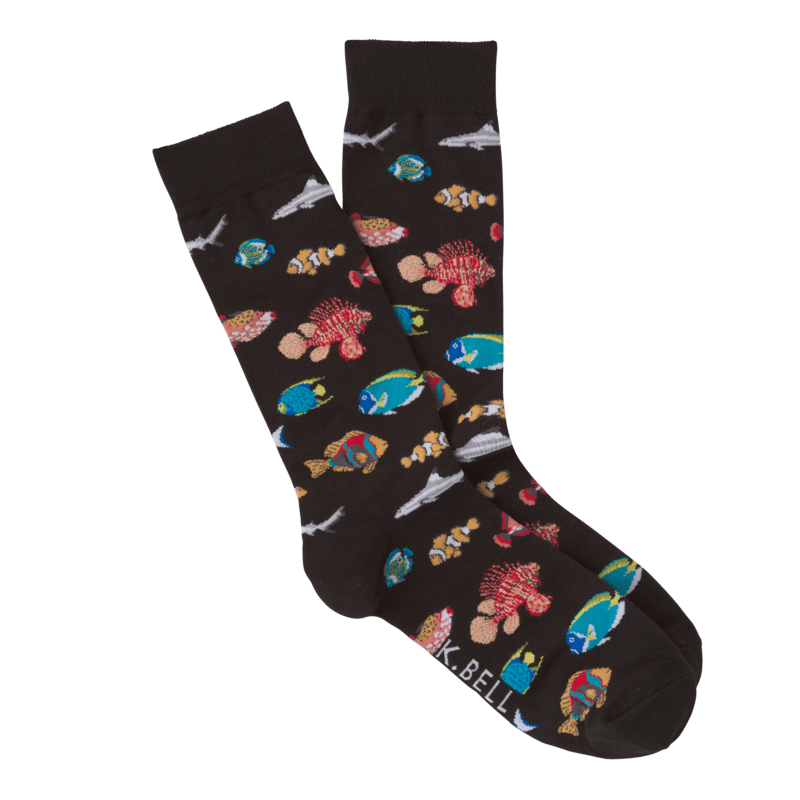 Exotic Fish Socks Men’s Crew Sock