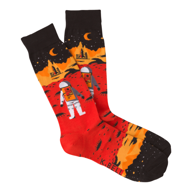 Red Planet Men’s Crew Socks