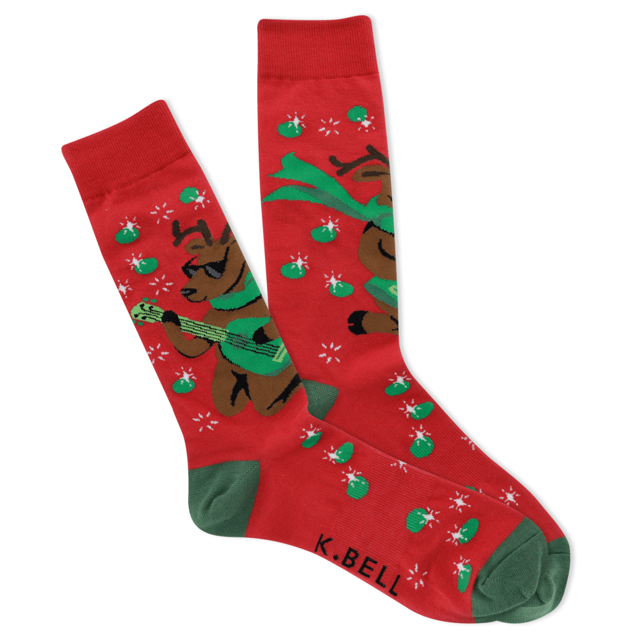 Rockin Reindeer Men’s Crew Socks