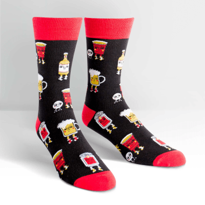 Beer Pong Socks Men’s Crew Sock