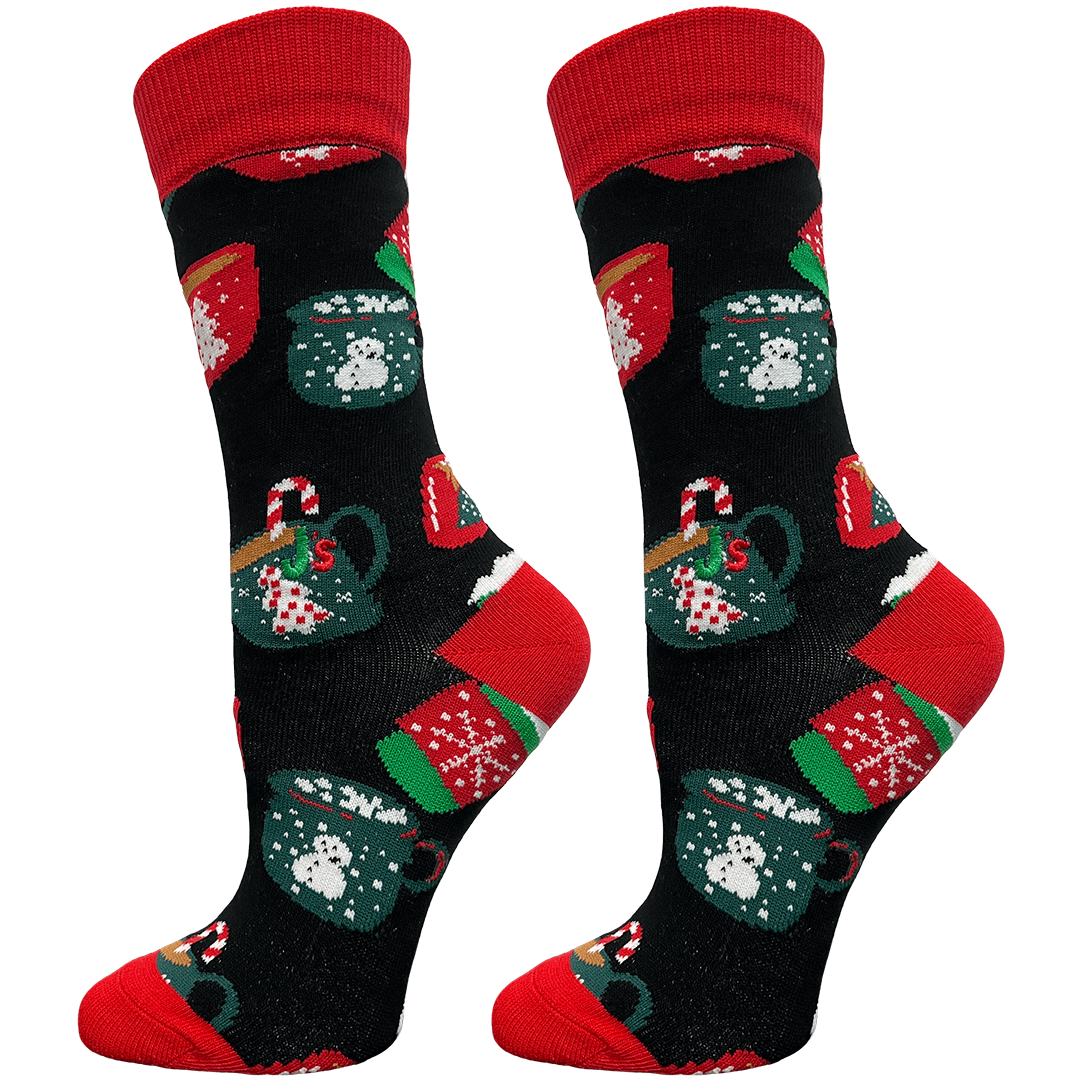 Christmas Mugs Women’s Crew Socks