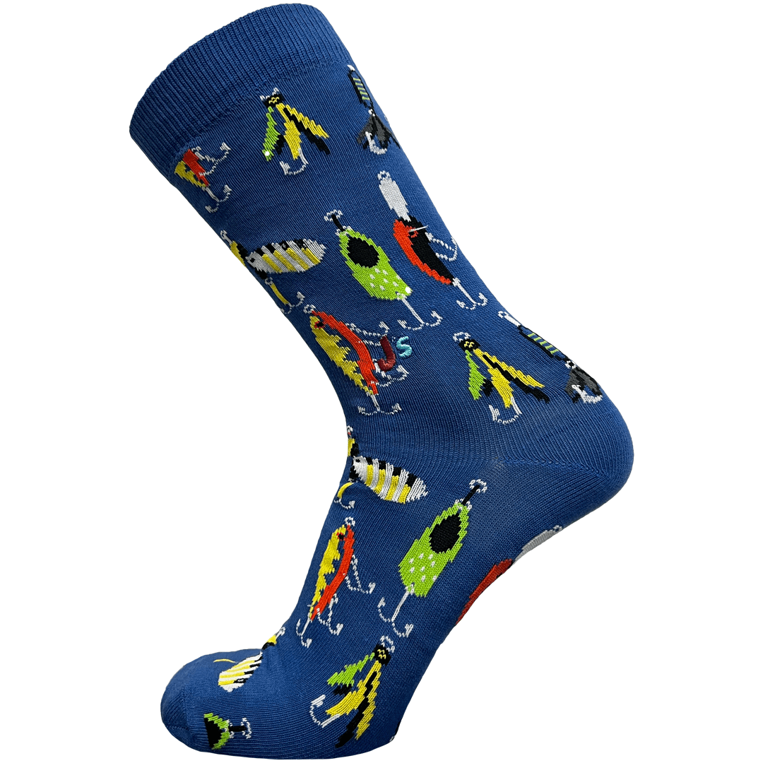 Fishing Lures Men’s Crew Socks