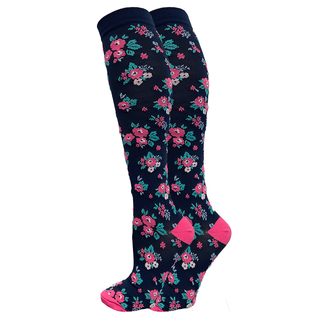 Women’s Floral Compression Socks