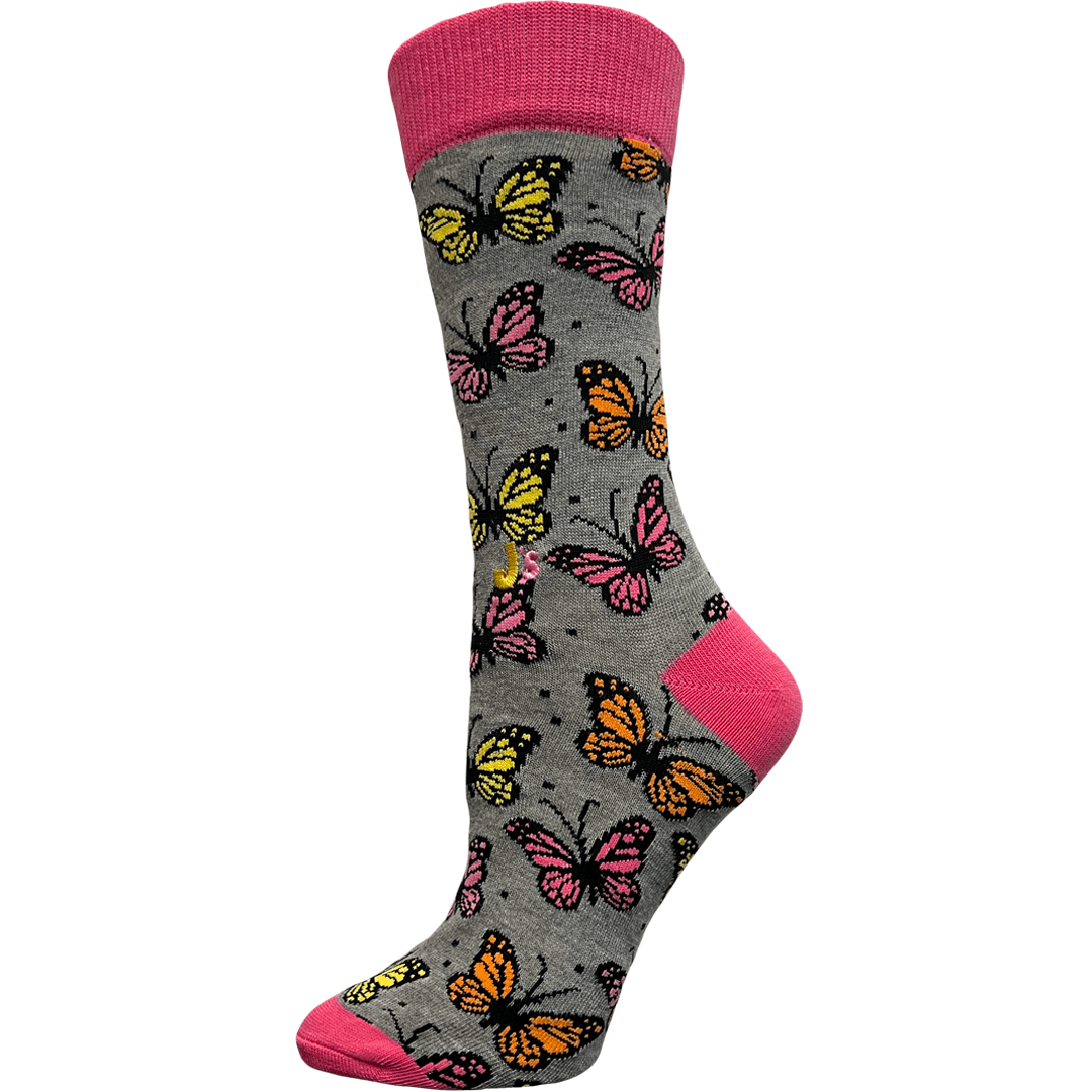 Butterfly Women’s Crew Socks