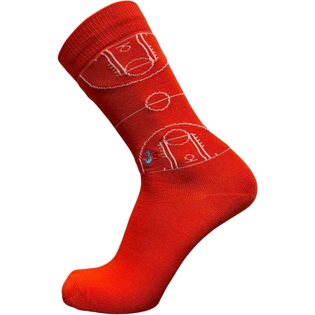 Basketball Court Crew Socks