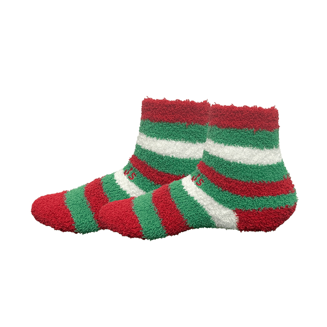 Stripe Fuzzy Kid’s Crew Socks