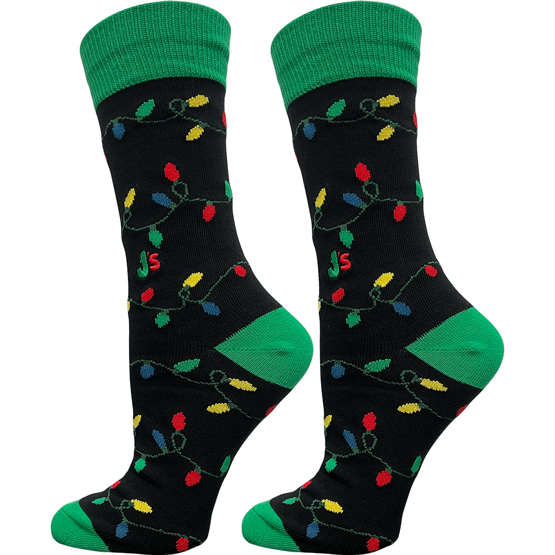 Christmas Lights Women’s Crew Socks