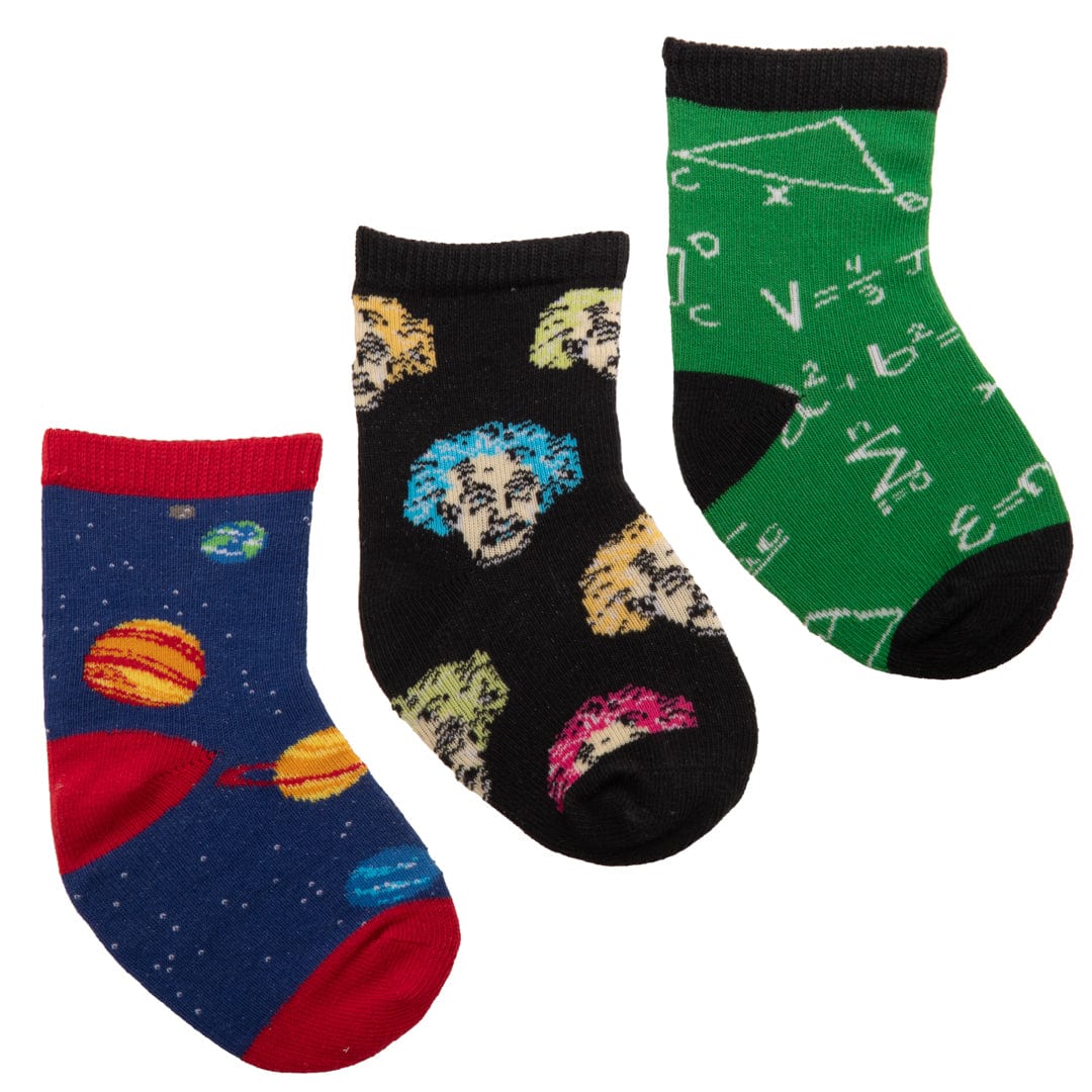 Mini Relatively Awesome Kids 3 Pack Crew Socks