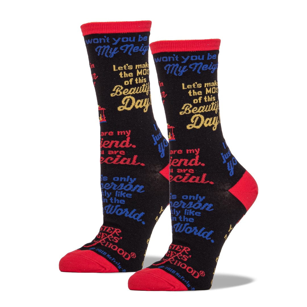 Mister Rogers Quotes Socks Women’s Crew