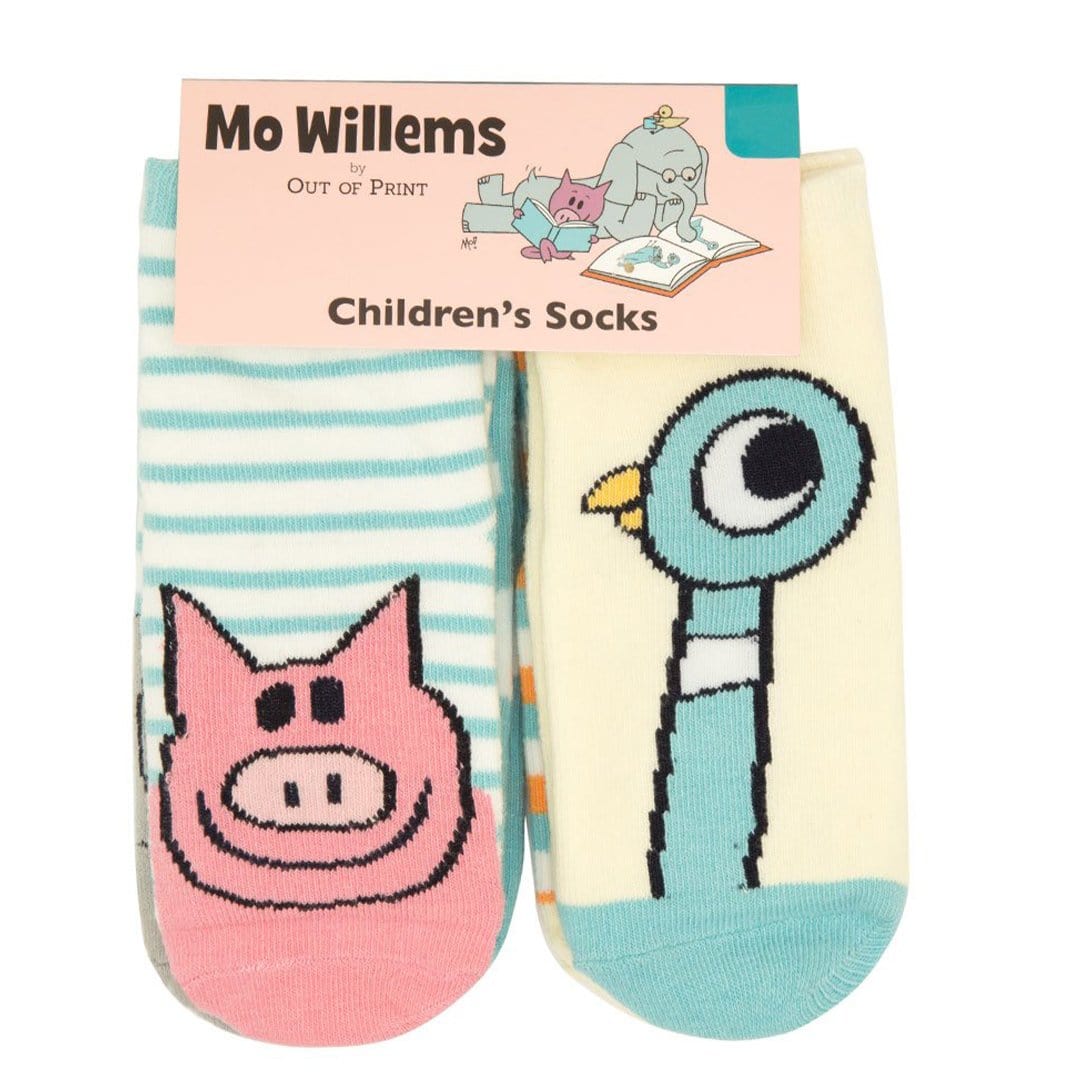 Mo Willems Pack of 4 Crew Socks