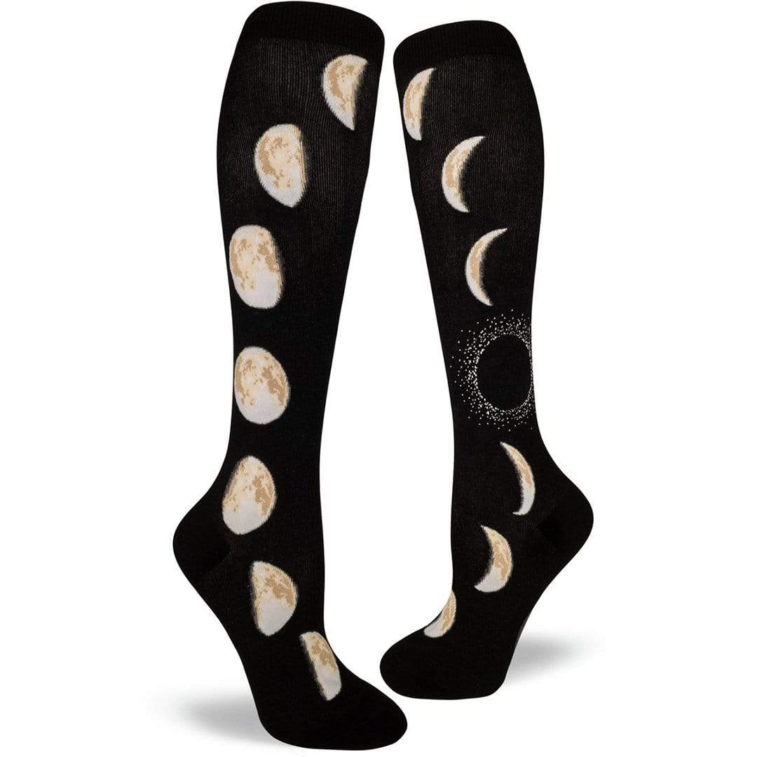 Moon Phases Knee High Sock