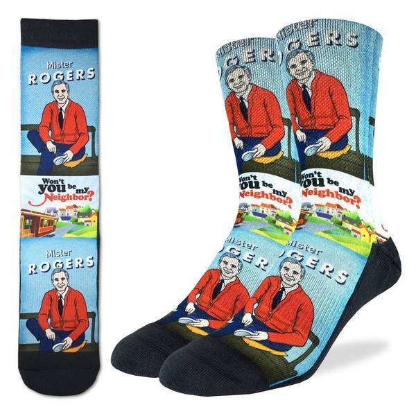 Mr. Rogers Neighborhood Socks Men’s Active Fit Crew Sock