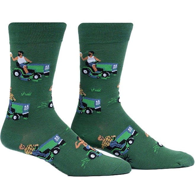 My Other Car is a Lawnmower Men’s Crew Socks