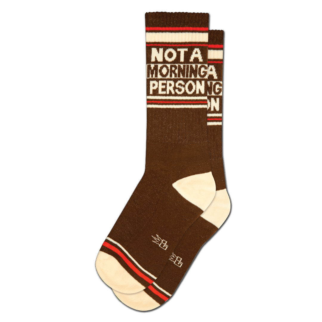 Not A Morning Person Unisex Crew Sock