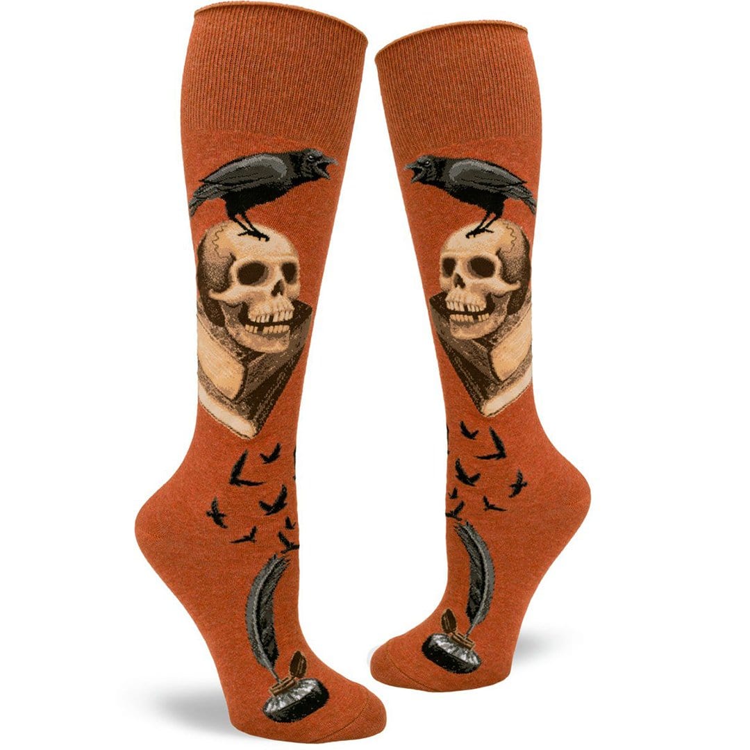 Nevermore Women’s Knee High Socks