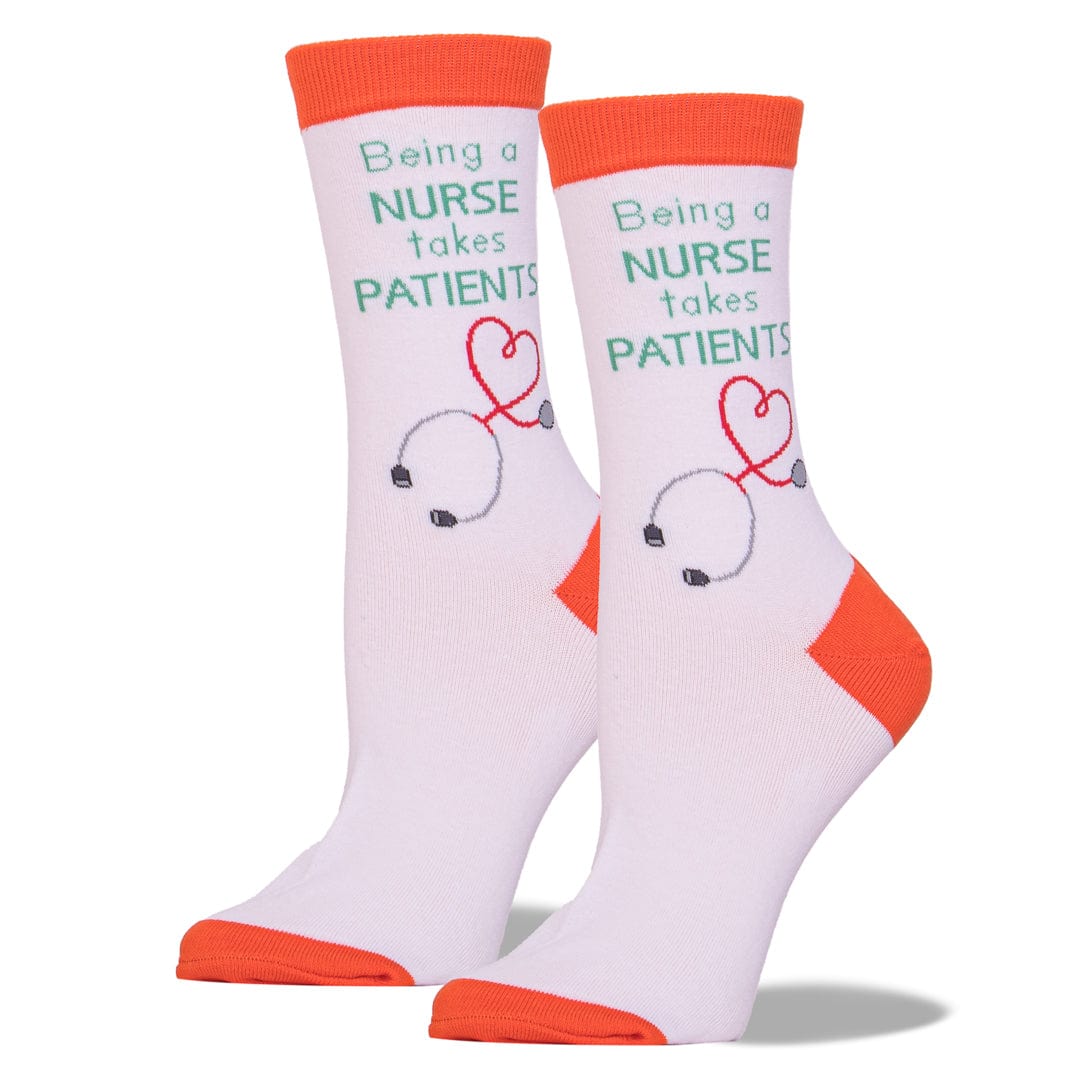 Nurse Takes Patients Women’s Crew Sock