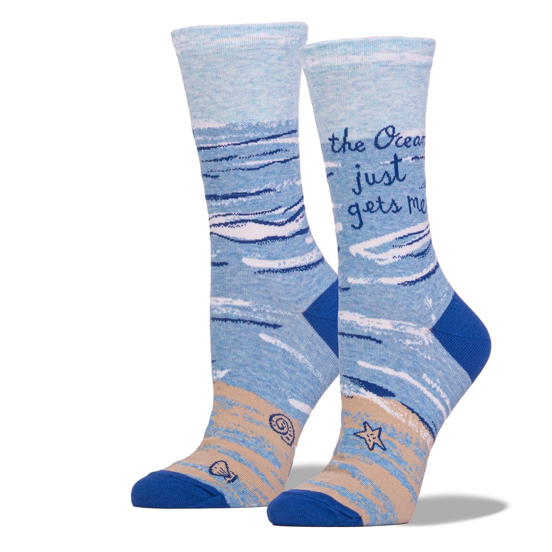 Ocean Gets Me Women’s Crew Socks