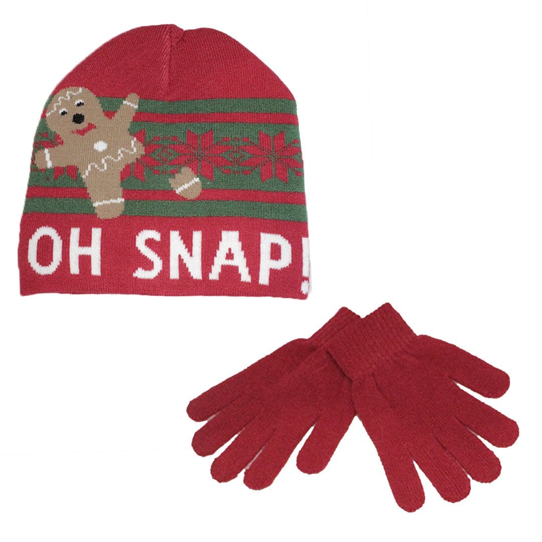 Oh Snap Hat & Gloves Set